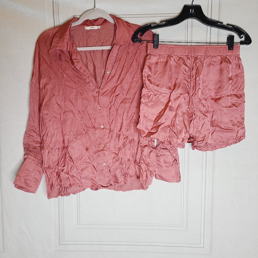 Mango Satin Pajamas